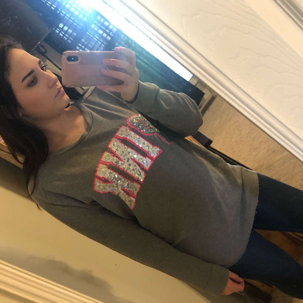 Pink sweatshirt